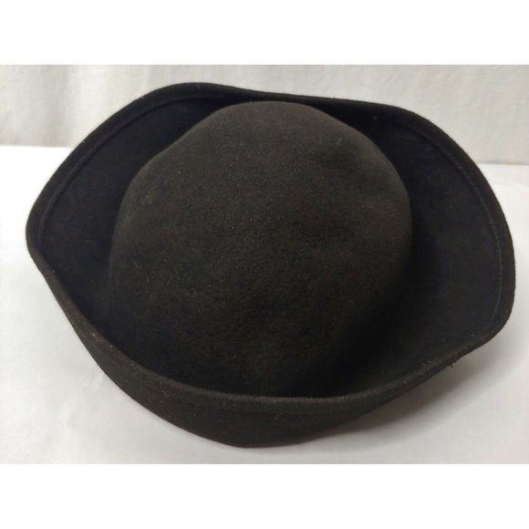 Vintage Bollman Hat Co Doeskin Youth Felted Wool Hat Black Kids READ - Picture 5 of 9